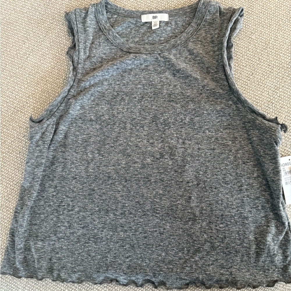 women’s heather gray tank - size xs